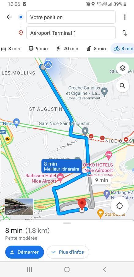 Appartements Renove 2023 Proche Aeroport 5Min, Gare Sncf 2 Min, Tramway Au Pied De L'Immeuble , Parking Possible, Renovated Apartments 2023 Near The Airport 5 Min, Train Station 2 Min, Tram Next To The Building 1 Min, Parking Possible Nice Ngoại thất bức ảnh