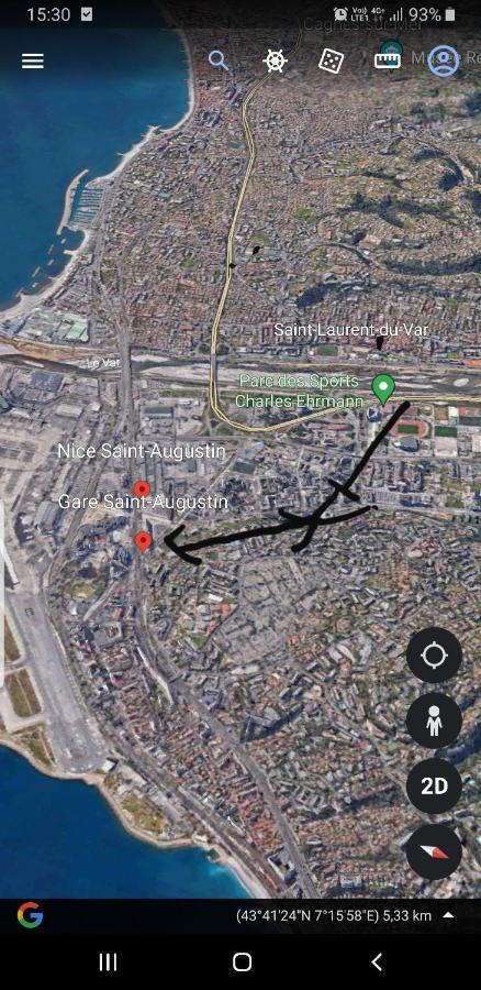 Appartements Renove 2023 Proche Aeroport 5Min, Gare Sncf 2 Min, Tramway Au Pied De L'Immeuble , Parking Possible, Renovated Apartments 2023 Near The Airport 5 Min, Train Station 2 Min, Tram Next To The Building 1 Min, Parking Possible Nice Ngoại thất bức ảnh